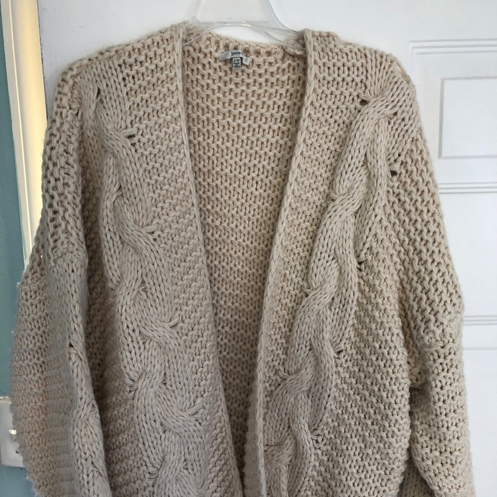 Pink Blush chunky cardigan